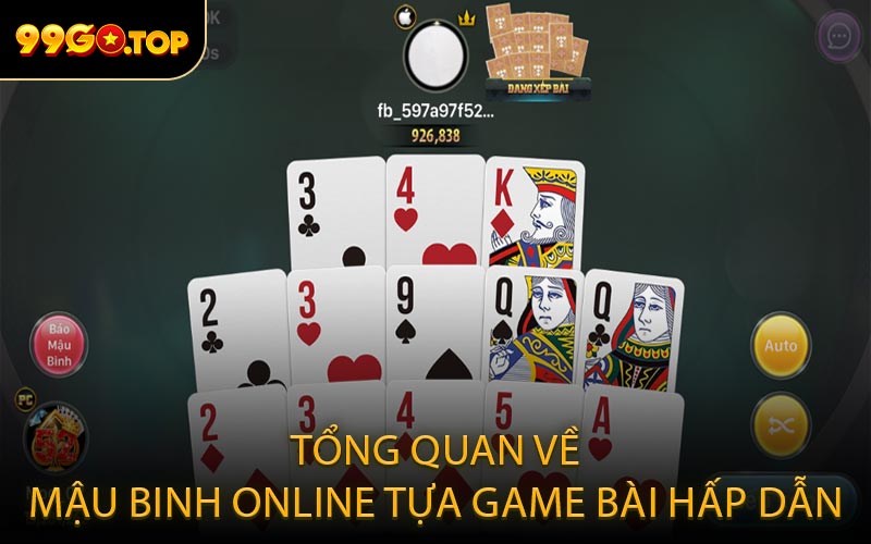 Tổng quan về mậu binh online tựa game bài hấp dẫn
